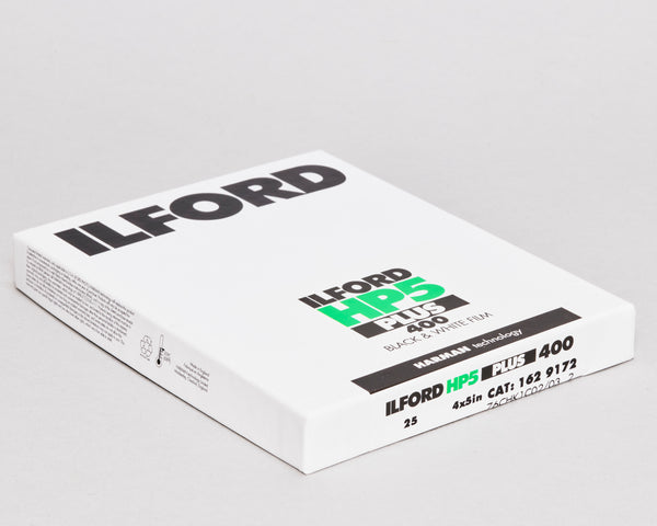 Ilford HP5 PLUS 400 - 5x4 Sheet Film - 25 Sheets