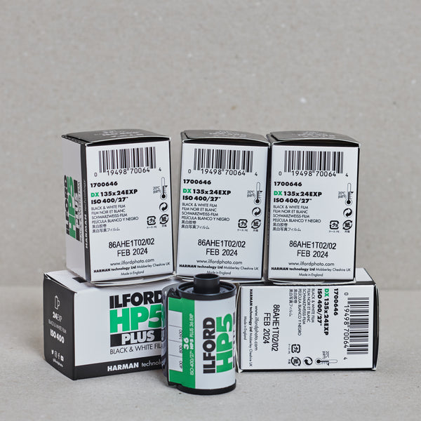 6PK Ilford HP5 PLUS- 35mm Roll Film EXPIRED 02/24 WOW