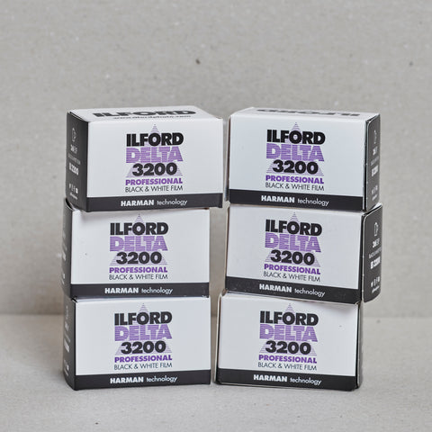 6Pk Ilford Delta 3200 Professional- 35mm Roll Film Expired 08/2022